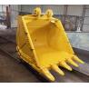 Buy cheap Yellow Color Backhoe Rock Bucket Multifunctional 0.8-7 Cubic Meter Capacity from wholesalers