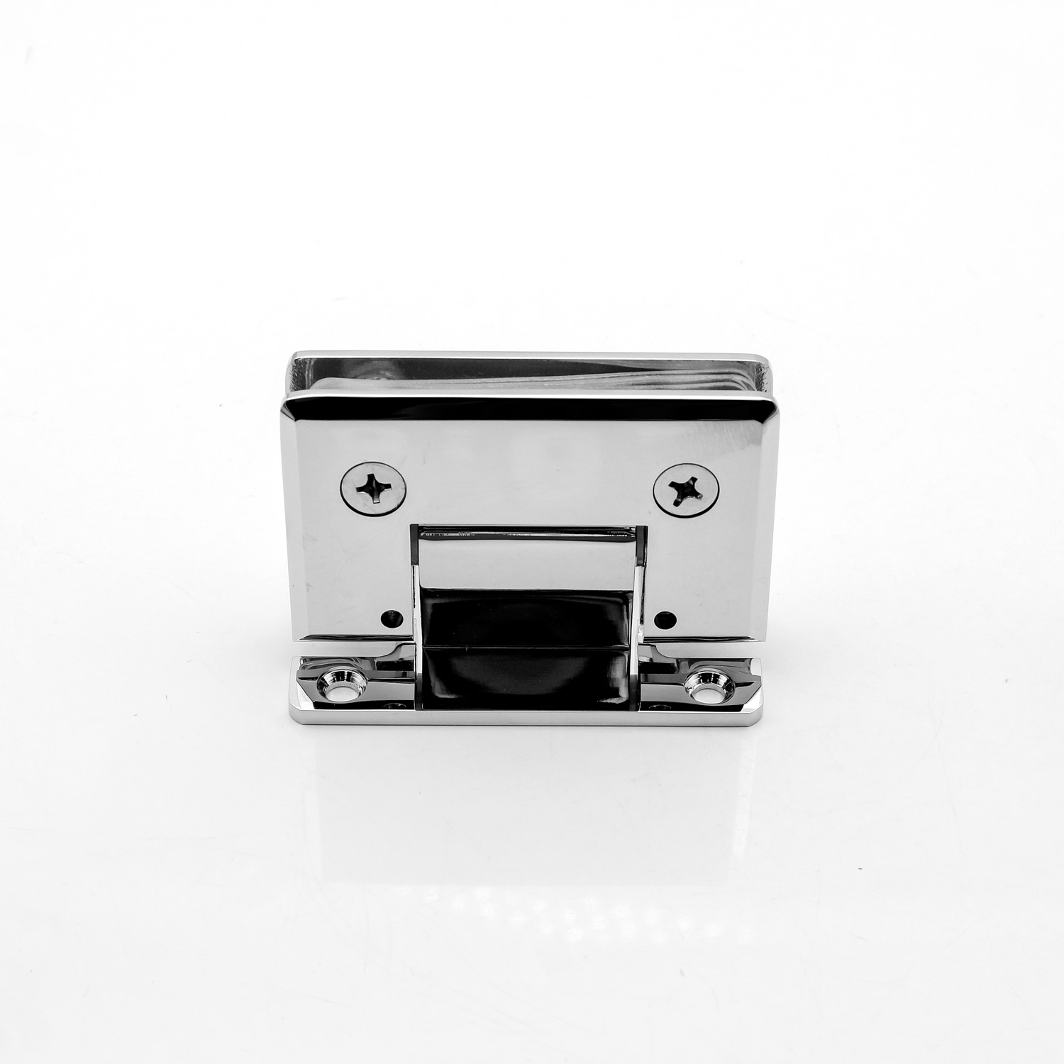 180 Degree Glass Hinge Durable Stainless Steel and Zinc Alloy for Bathroom Accessories