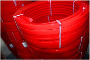 China Red Transmission Polyurethane Flat Belt Low Compression Set Industry Textile Machines on sale