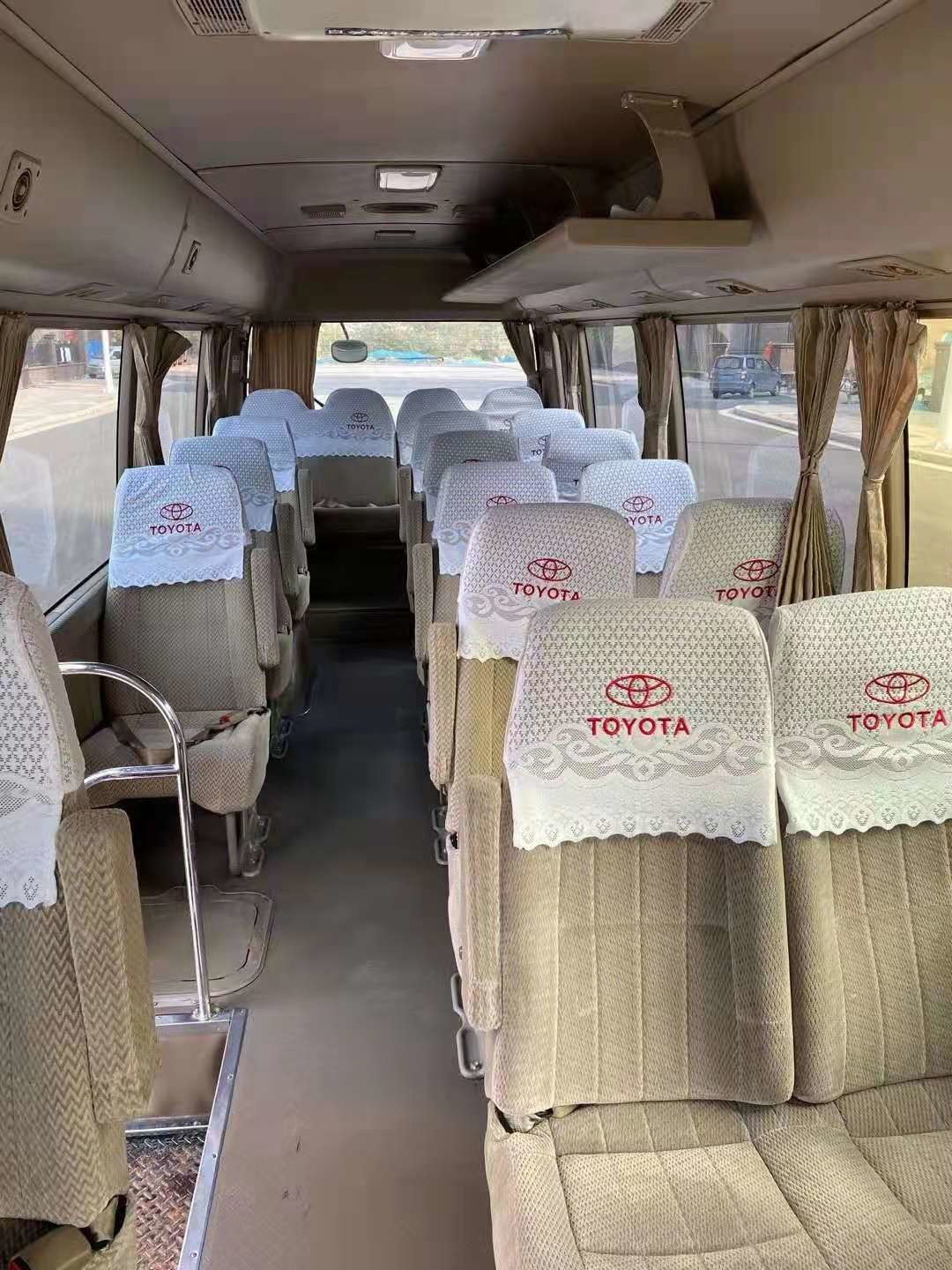 2010 Year 23 Seats Used Coaster Bus , LHD Used Mini Bus Toyota Coaster Bus With Diesel Engine , Left Steering