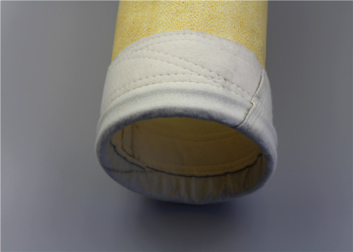 Air Dust Collector Bags Multi Functional Oil Repellent Reasonable Structure Heat Setting Finish