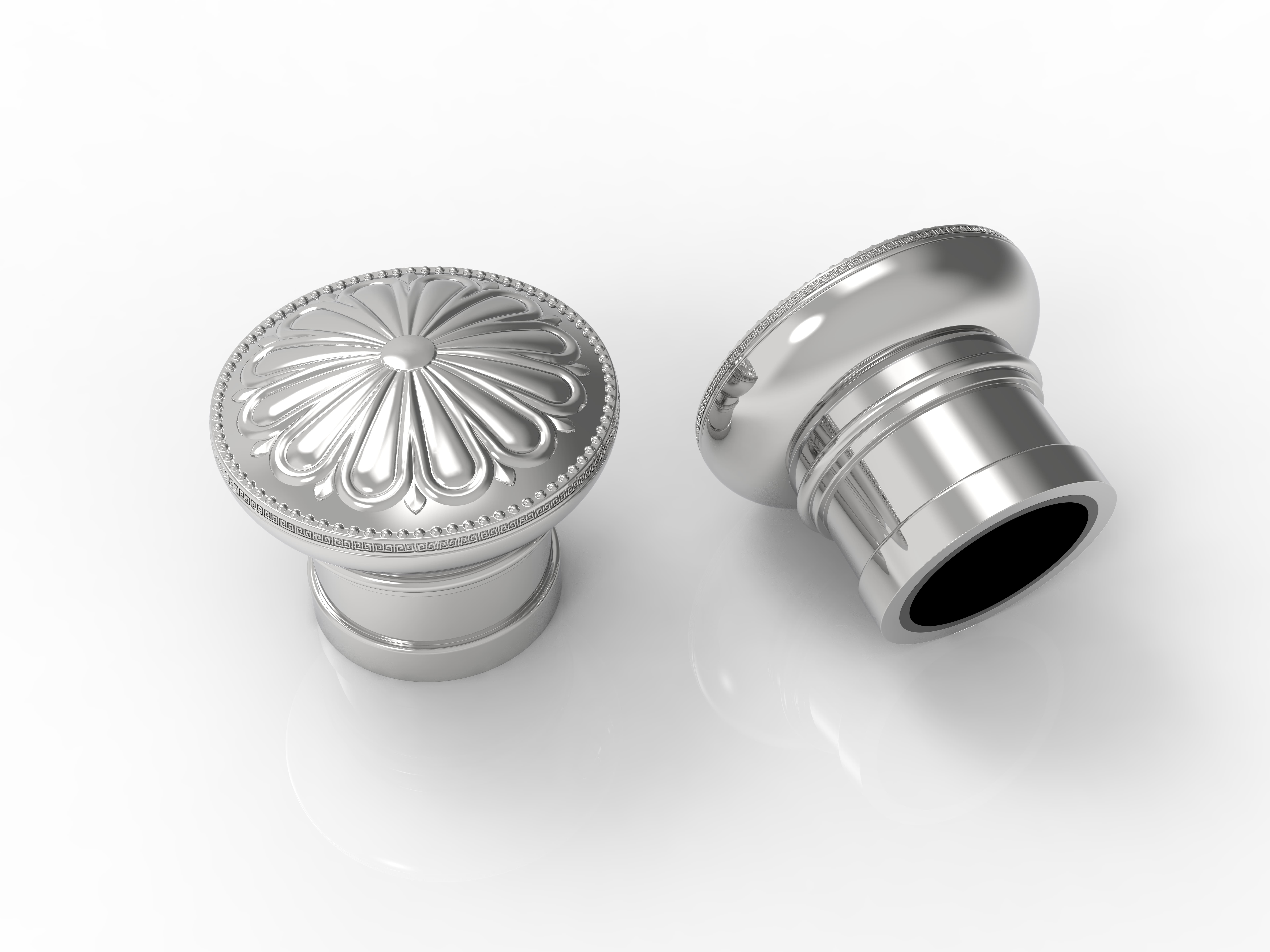 Custom Eco-friendly Zamak Perfume Caps in Various Styles for Sustainable Packaging