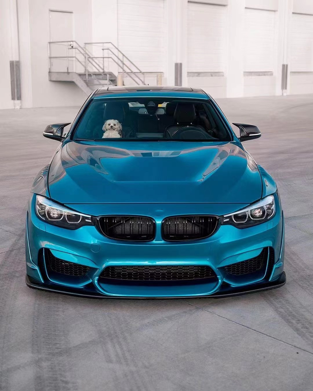 For BMW M3 M4 F80F82 Carbon Fiber Body Kit M3 M4 F80F82 Upgraded Carbon Fiber Front Lip Front Spoiler