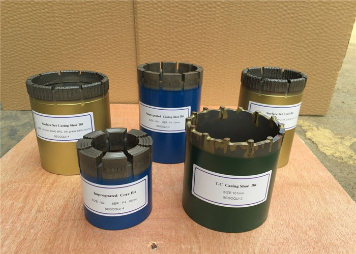 T2 And T6 Metric Diamond Core Drilling Tools Diamond Tip Core Drill Bit Antirust