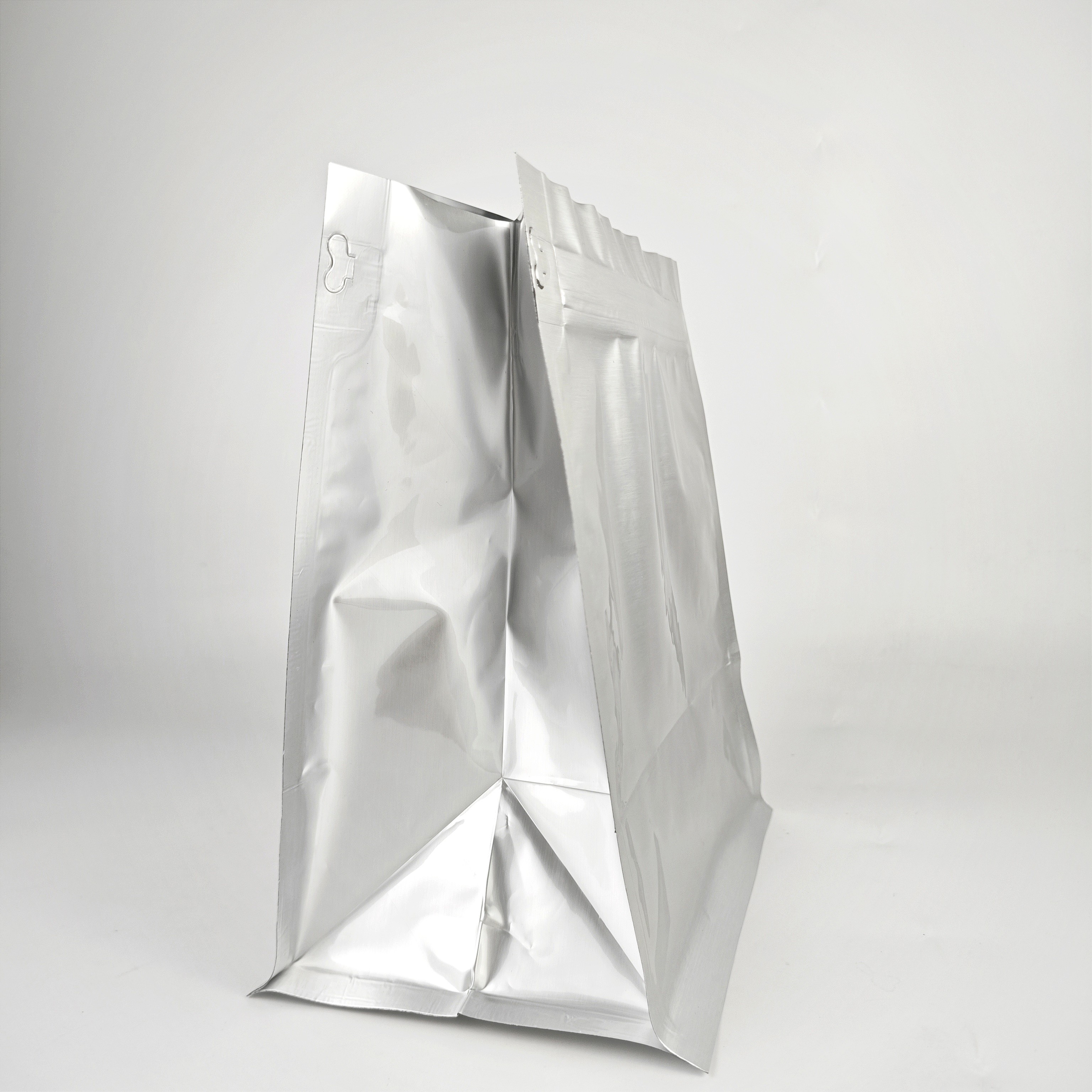Customizable Large Size Aluminum Foil Flat Bottom Zipper Bag for Packaging