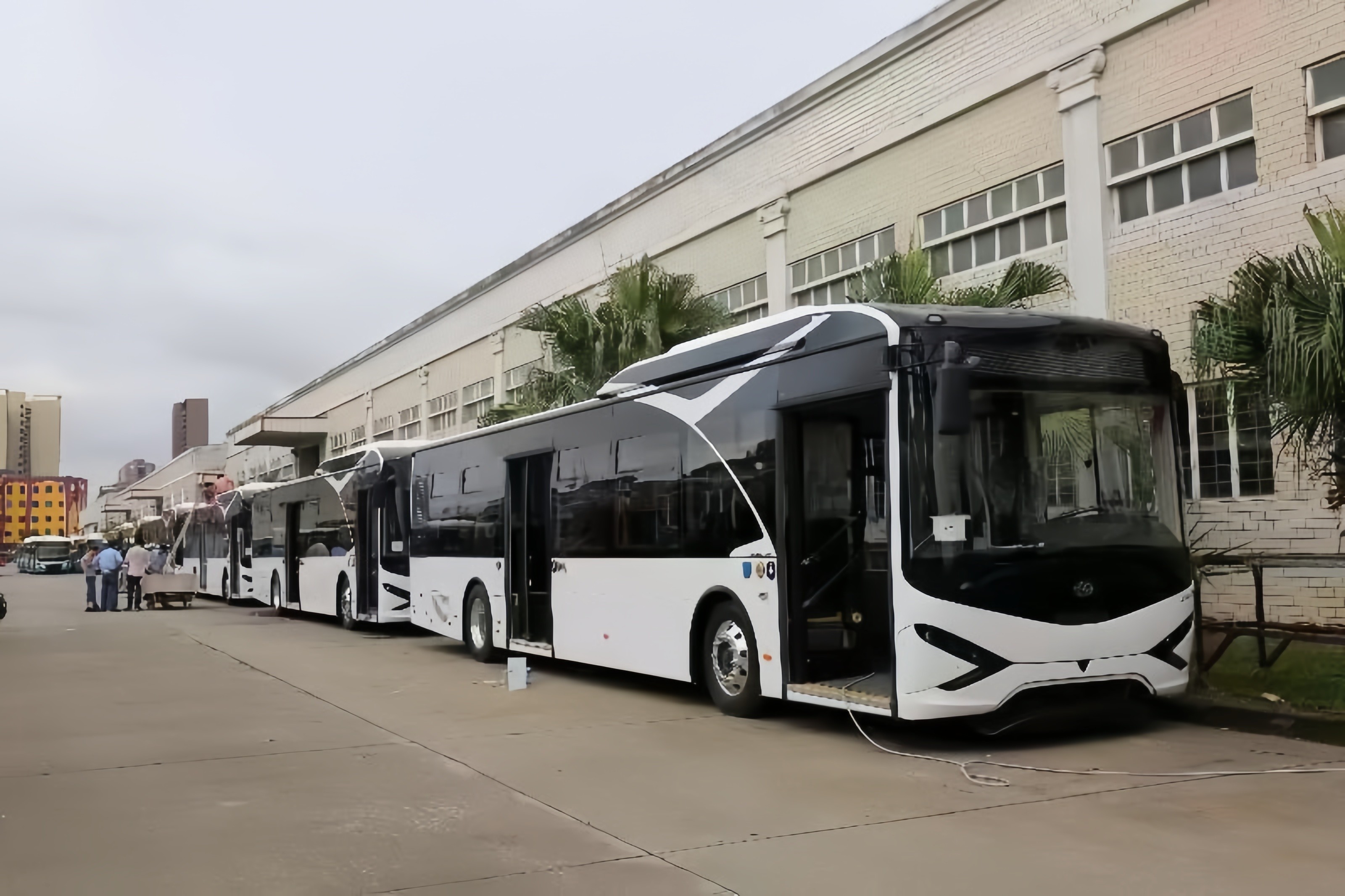 12m Electric Zonson 31 Seats LHD City Bus with 2 Passenger Doors and 30 Seats