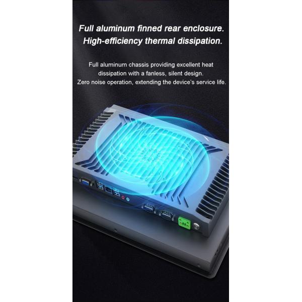 13.3 inch Touchscreen All-in-One PC Aluminum Alloy Case VGA Display 3G Linux Embedded Computer Kiosk Monitor Stock