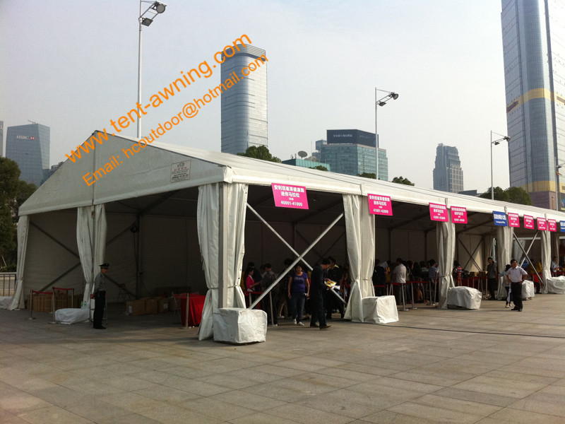 Outdoor Hall Tent Waterproof Aluminum Framework and Windproof Marquees