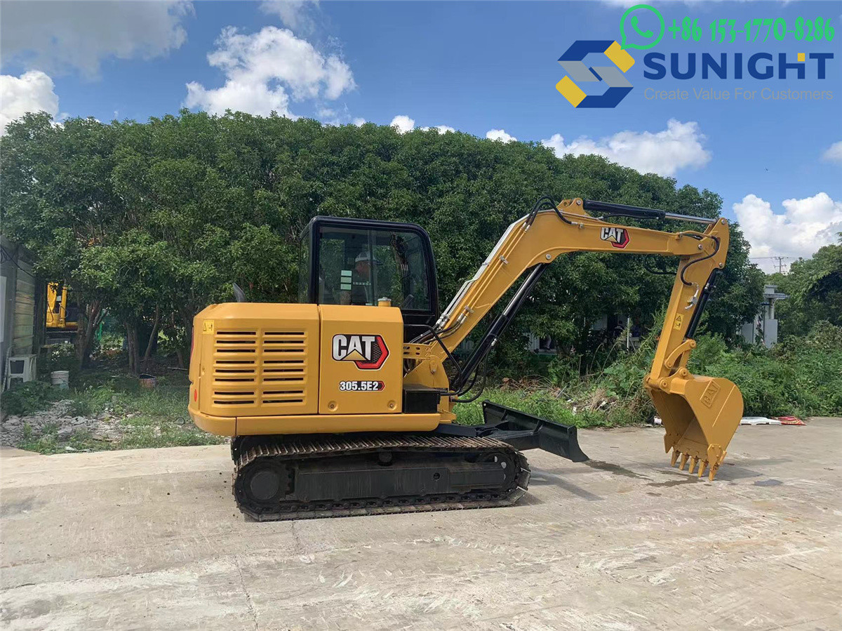 CAT 305E Excavator Used CAT Mini Excavator For Construction Equipment