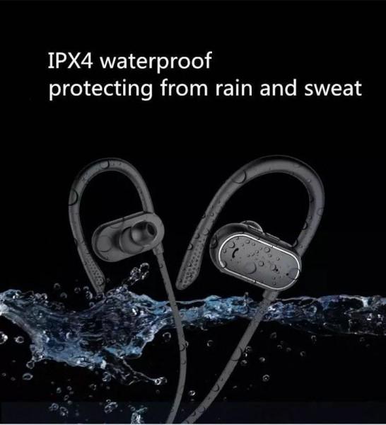 Pedometer Steps counting Waterproof Running Wireless in Ear Neckband Headphone