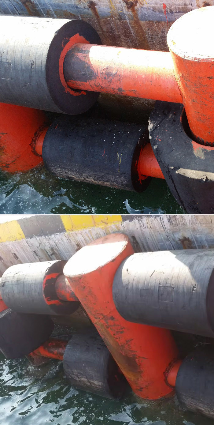 Marine Cylindrical Type Rubber Fender For Ship And Dock