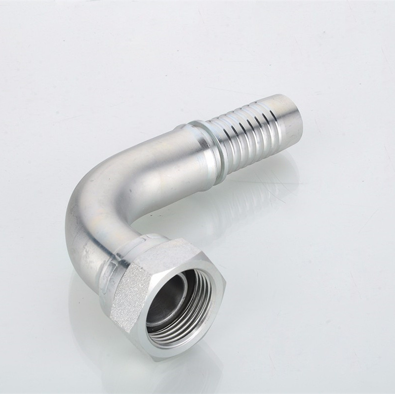 Factory Direct 90 Degree Bsp Female 60 Degree Cone 22691 Hydraulic Nipple Hose Connector Combination Joint Fittings