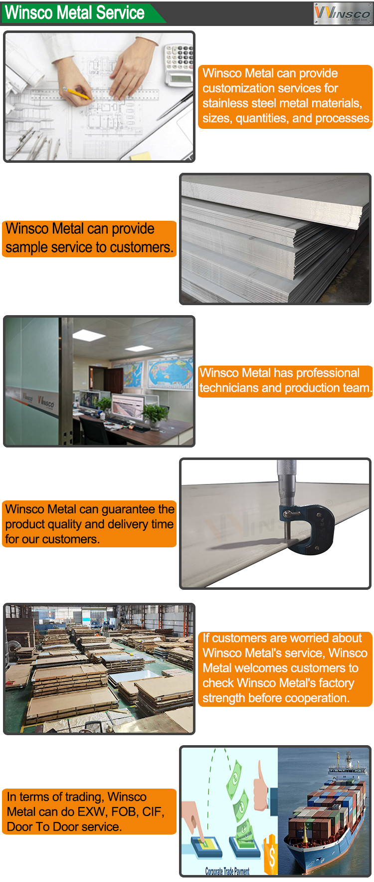 Inox Sheets SS 201 304 316 Hot Rolled Stainless Steel Sheet Accept Customization