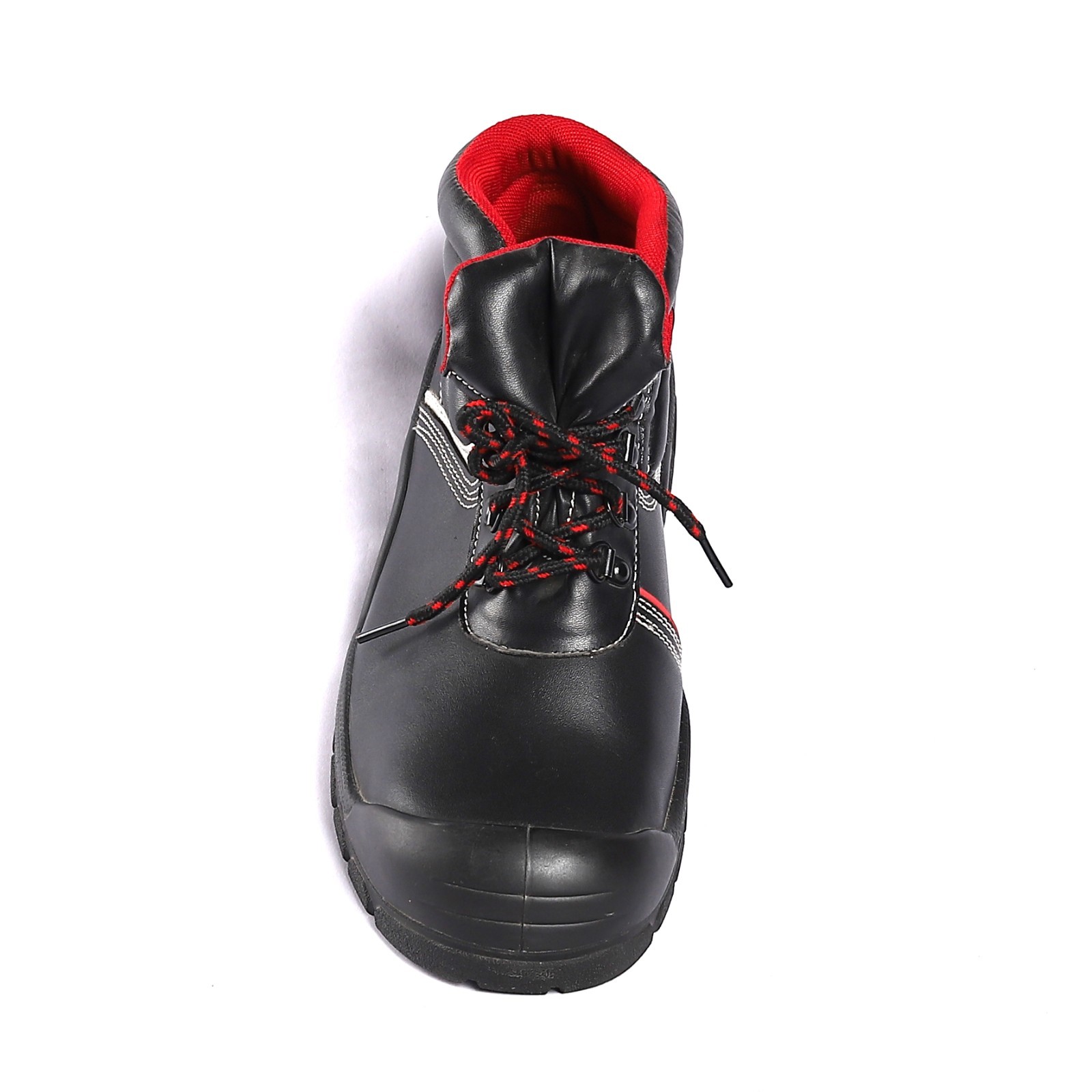 PU Outsole Anti Puncture Anti Smash Nubuck Cow Leather Safety Shoes for Construction Workers