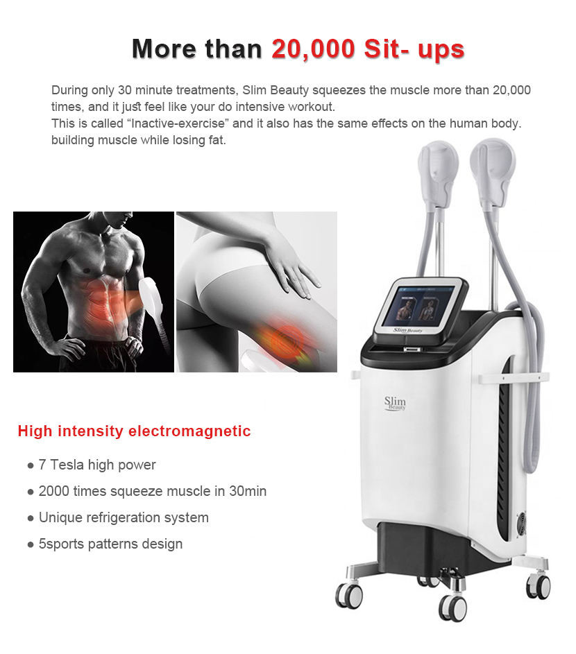 300us Body Slimming Massager Machine High Intensity Electromagnetic