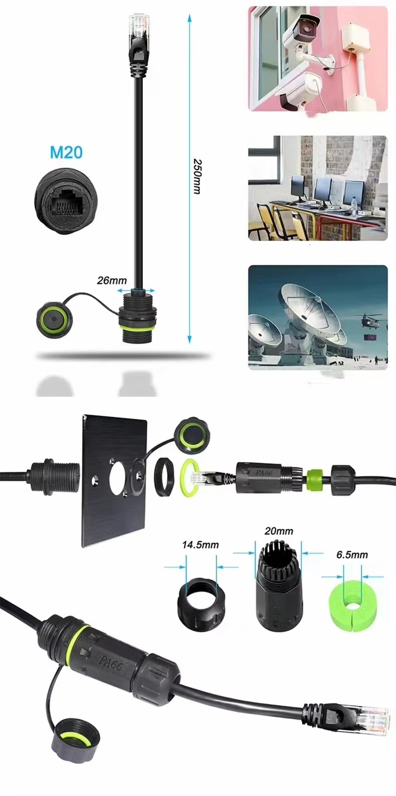 waterproof RJ45 Connector