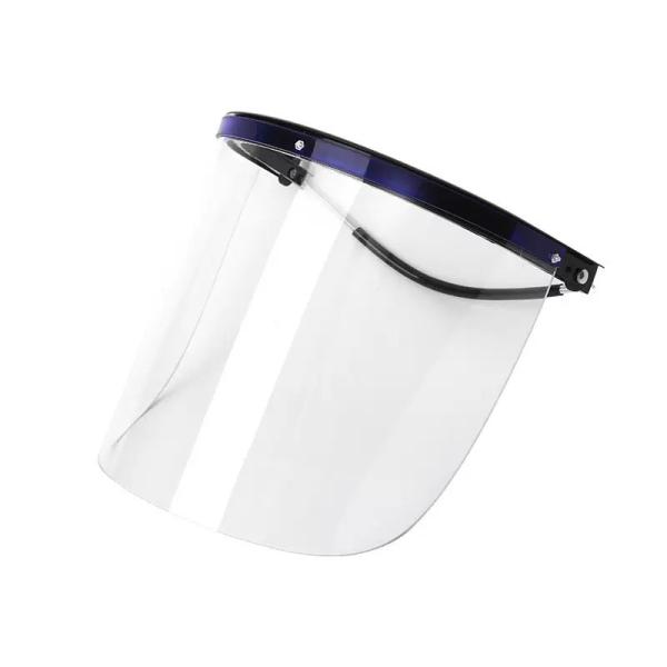 Transparent Protective Face Shield with Full-Face Coverage Ideal for Medical Settings and Laboratories
