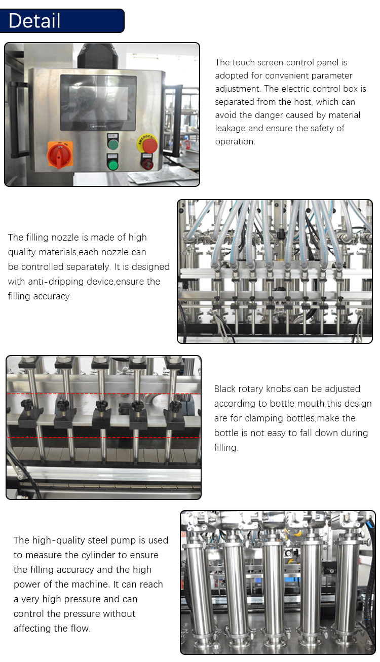 Wood Packaging High Speed Automatic Liquid Glass Bottle Filling Machine for Mango Juice