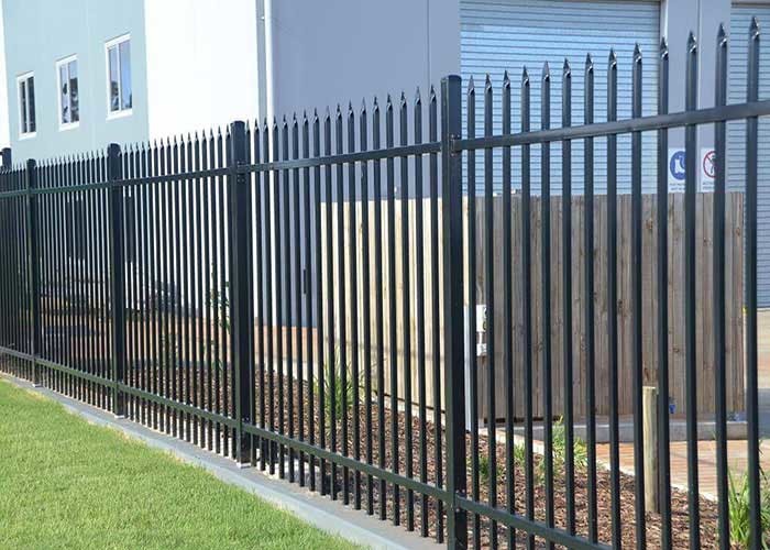 Top Welded Powder Coating Aluminium Picket Fence