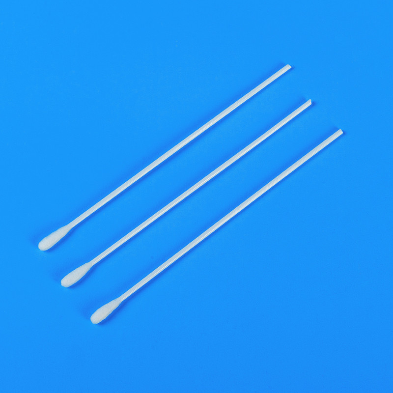 Cotton Rayon Tipped Swab Polyester Fiber Detection Sampling Swab