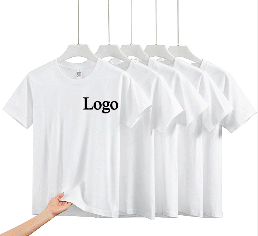 Custom Blank T Shirts XS-3XL 100% Cotton 220gsm Plus Size Men'S T-Shirts