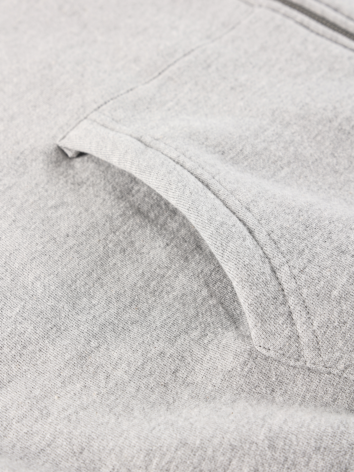 Winter Heavy Zip Up Cotton Hoodie Custom Embroidery Joggers Sweatshirts