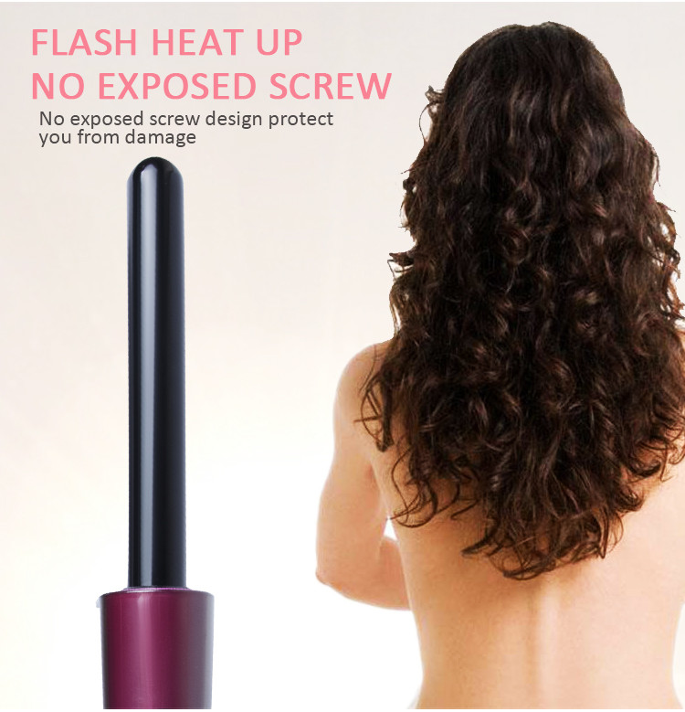 60S fast heat up Ceramic Hair Curler , CE Ceramic Coated Curling Iron