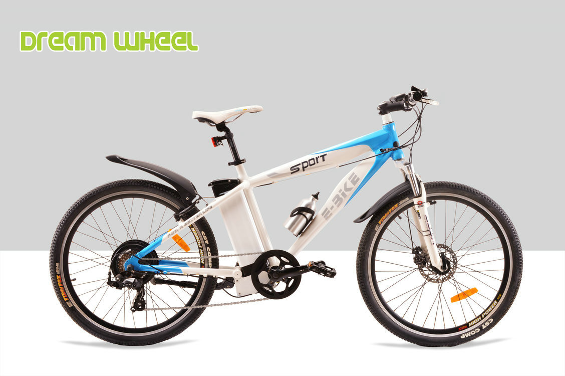 Full Suspension Electric Mountain Bicycles 250W 36V 65km 6 Speed