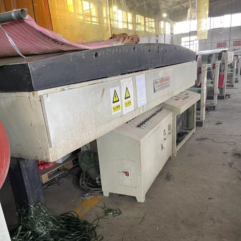 4500kg/24hours Used Plastic Drawing Machine Polypropylene Flat Yarn Tape Extrusion Line