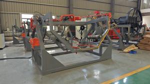 Buy cheap Open Flame Industrial Rock And Roll Rotomolding Machine / Machinery product