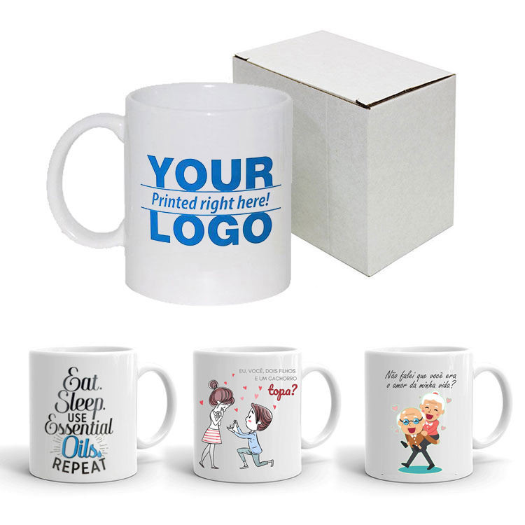 Sublimation Blank Ceramic White Mug For 11oz Custom Sublimation Mug
