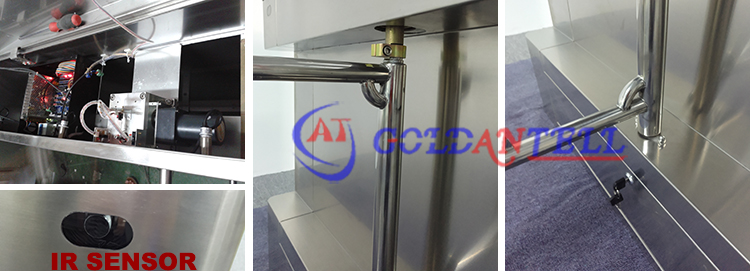 infrared automatically turnstile mechanism barcode reader swing hidden gate barrier for student access