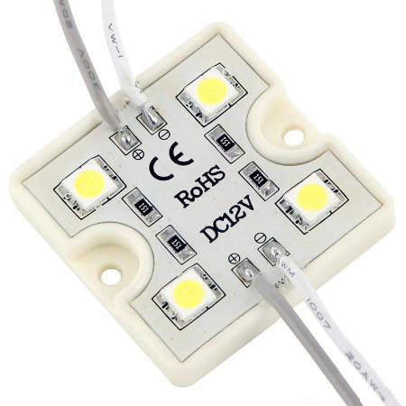 KooSion 5050 smd square capsule 4 led sign luminaire modules DC12V