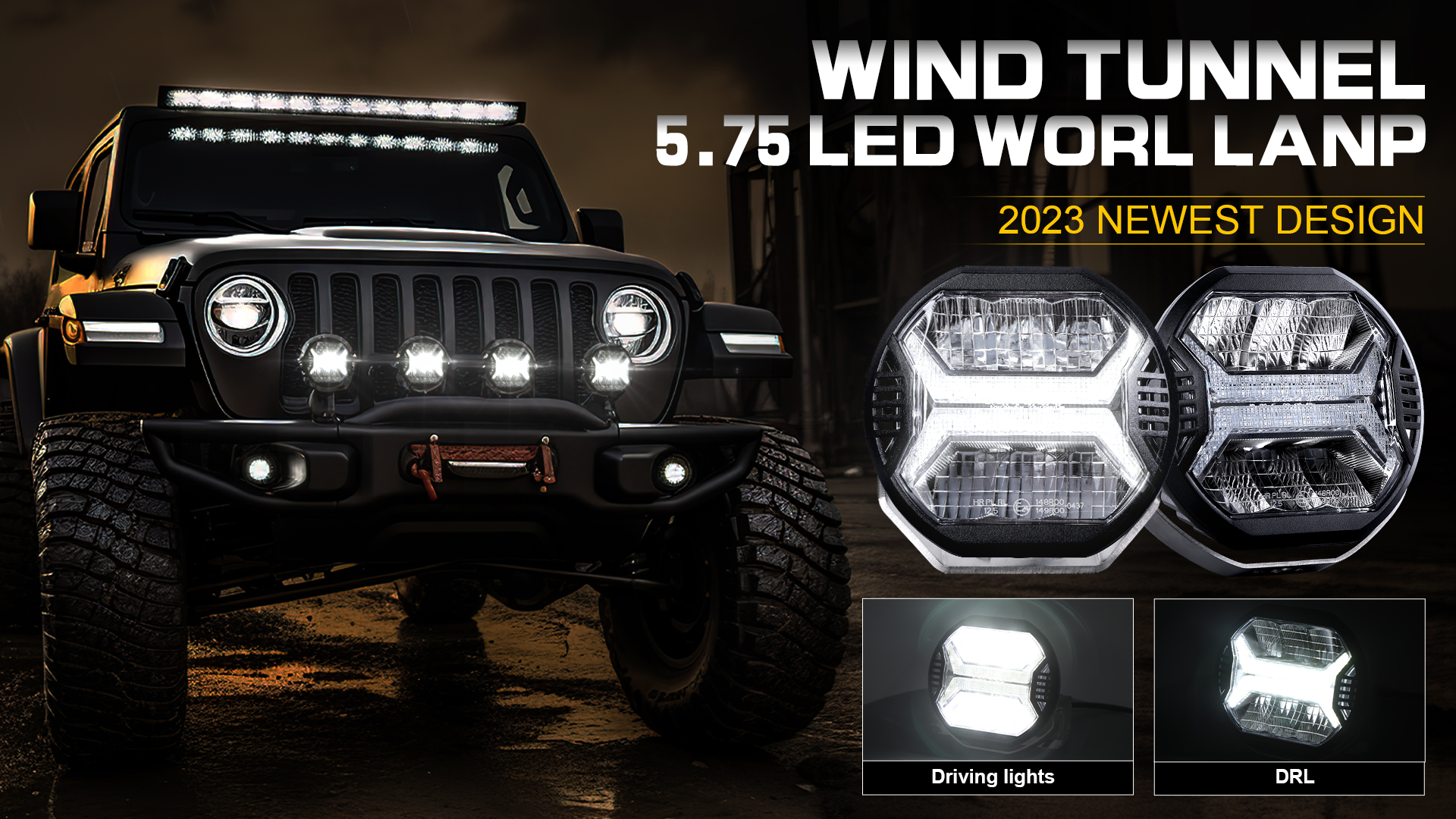 42W Off Road Work Light Suv Vehicle LED Work Lights For Truck