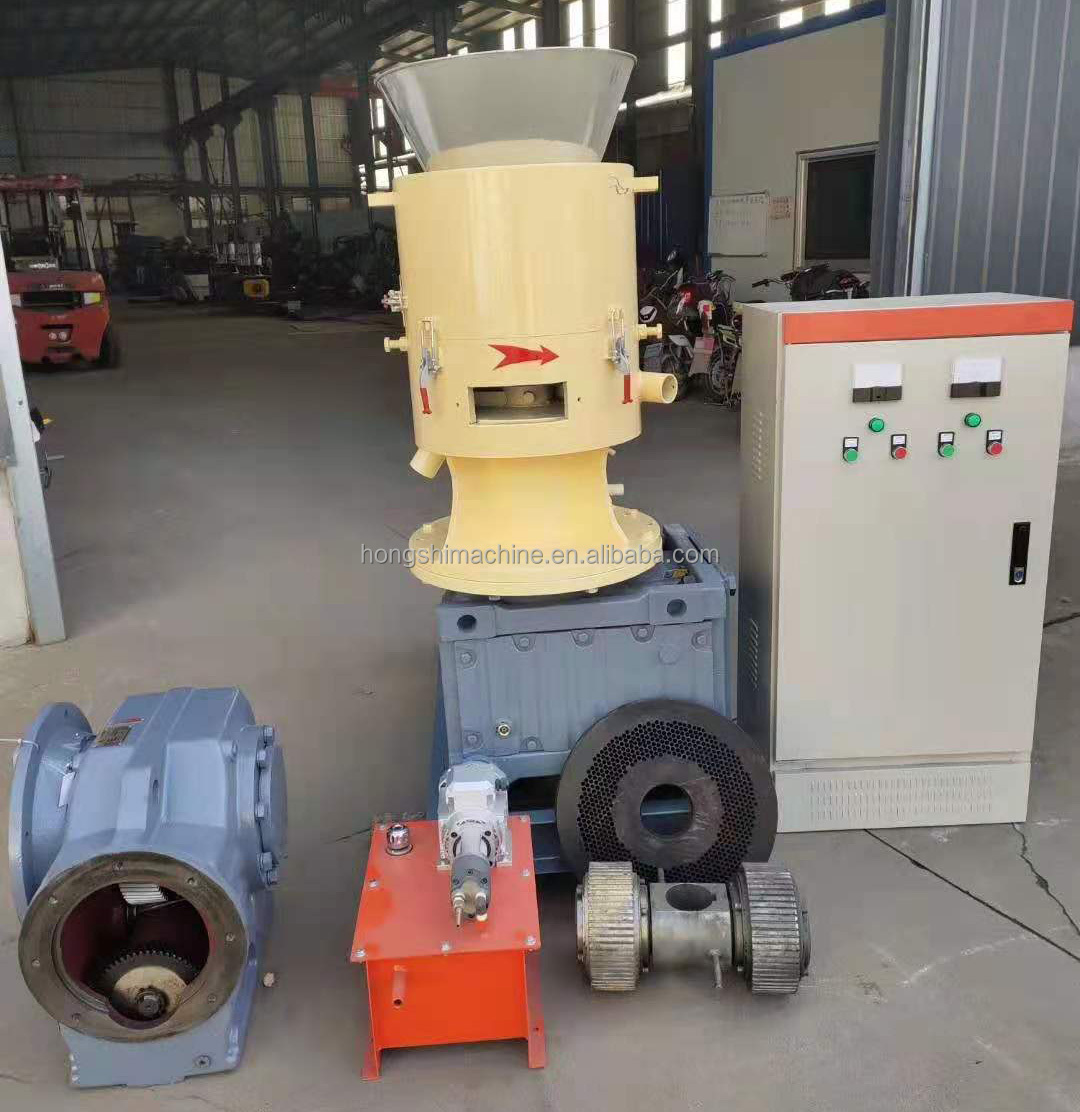 High Quality Straw Pellet Machine / Wood Pellet Mill Rice Husk Wood Sawdust Manufacturing Plant / Biomass Pelletizing Machine