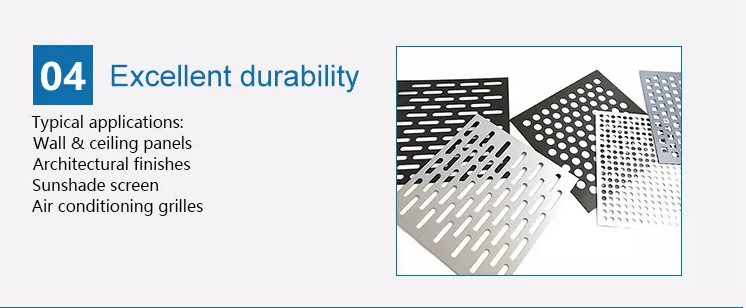 Hot Dip Galvanized Perforated Wire Mesh Width 100-2000 mm OEM