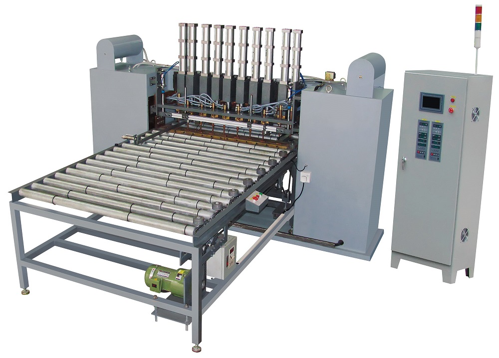 Automatic Door Metal Plate Welding Machine , Steel Shelves Spot Welder
