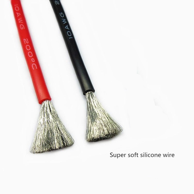 10m Soft High Temperature Silicone Wire 10 AWG Silicone Wire CE