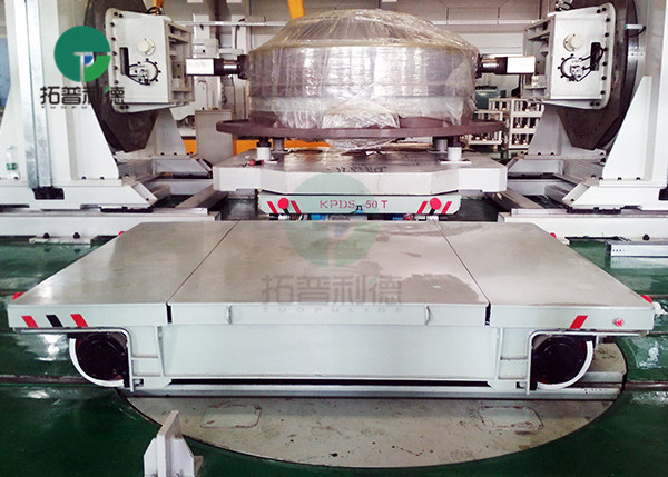20 t 380-440V AC power transfer carts railway turntable attached foundation drawing