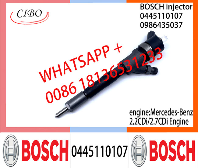 BOSCH Common Rail Injector 0445110107 0445110108 0445110106 0986435045 0986435012 0986435037 for Mercedes-Benz 2.2CDi