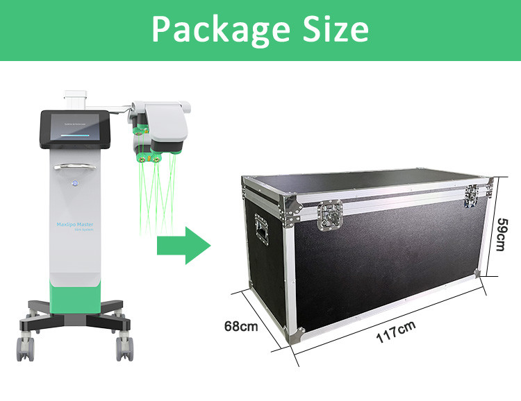 10D Maxlipo Master Laser Slimming Machine For Improves Skin Elasticity / Weight Loss
