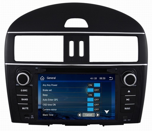 music videos windows media player for Nissan Tiida 2012 with bluetooth car radio OCB-7027