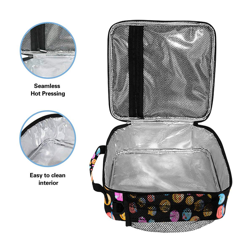 Aluminum Foil Lining Children'S Cooler Lunch Bag For School