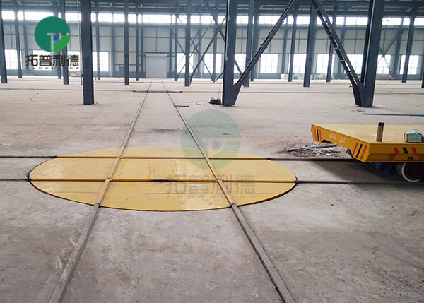 The most hot sale 10t motorized turntable electrical rail for energy industry