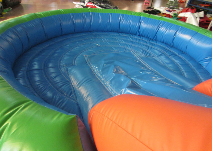 Simplest inflatable water slide inflatable short slide with pool for children outdoor water slide