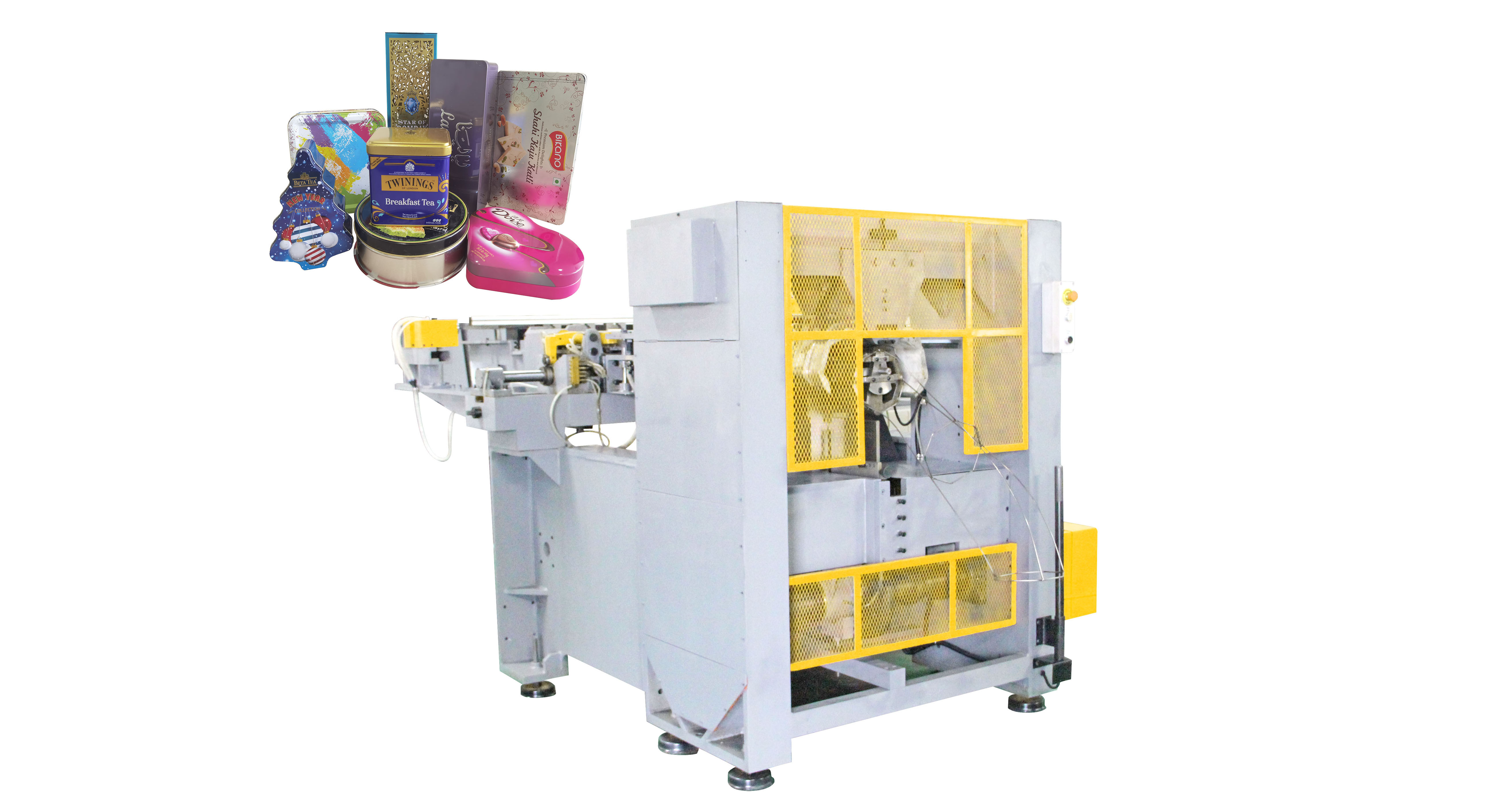 50 Can Per Minute Metal Can Making Machine For Biscuit can And Coffee can Making
