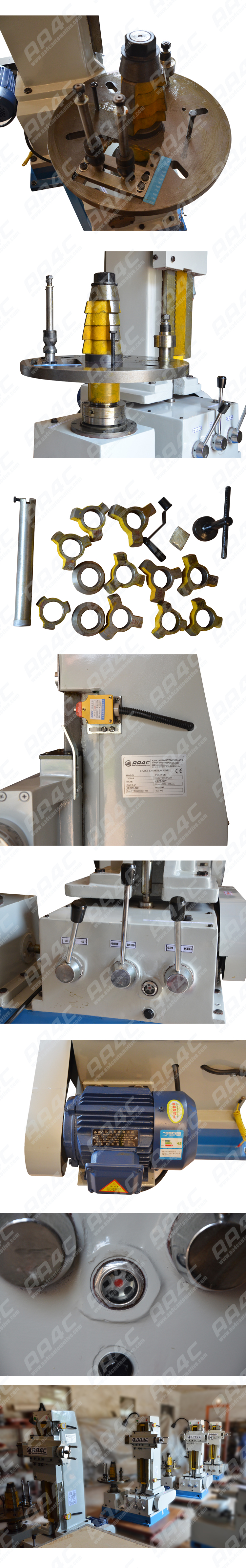 Bench Truck Brake Lathe Tools Grinder Disc Rectifier Rotor Turning Lathe 180-600mm
