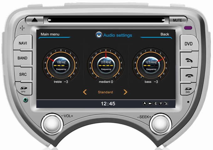 Ouchuangbo A8 Chipset 3G WiFi S100 For Nissan March 2010-2011 Car GPS Navi DVD Auto Radio Player