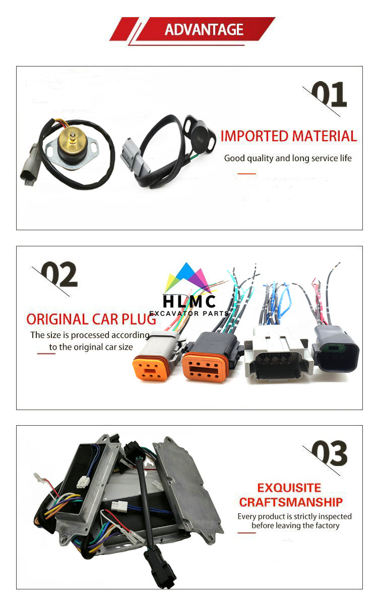 719-10185001 TOSD-09-045G Construction Machinery Parts HD308 512 700 820R 1430 1450R-5V-6 Excavator Throttle Knob Switch