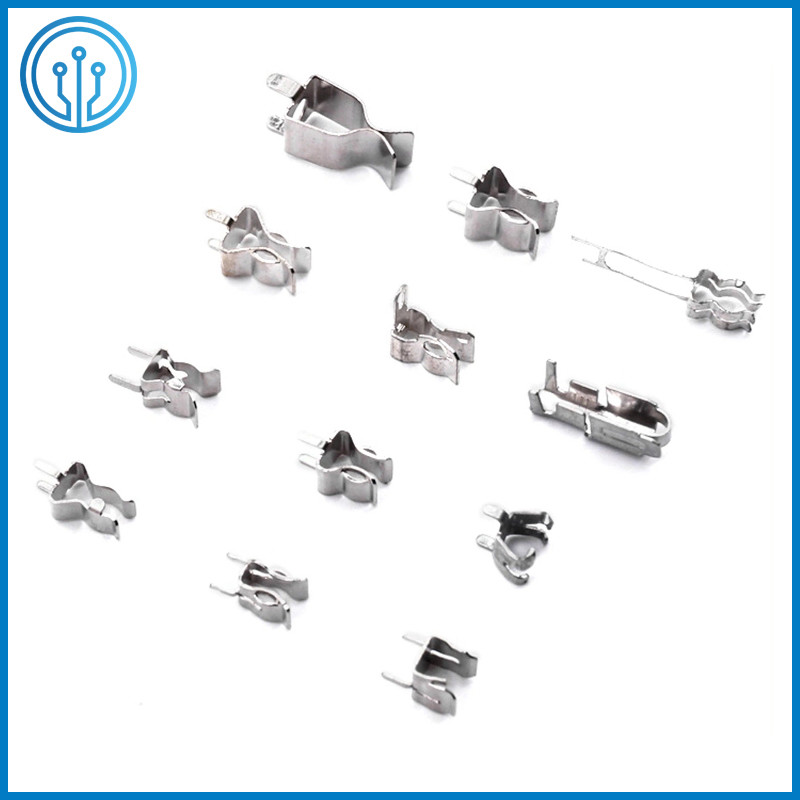 PCB Clamps Rejection 3AG Glass Fuse Holder Clips FS-601 For 6x30mm Ceramic Cartridge